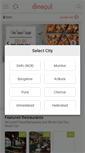 Mobile Screenshot of dineout.co.in
